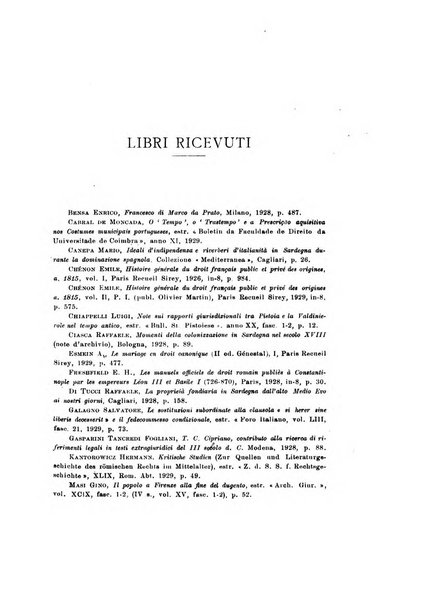 Rivista di storia del diritto italiano