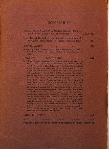 Rivista di storia del diritto italiano