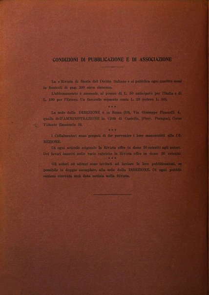 Rivista di storia del diritto italiano