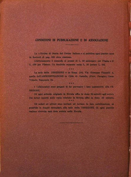 Rivista di storia del diritto italiano