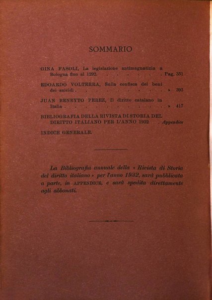 Rivista di storia del diritto italiano