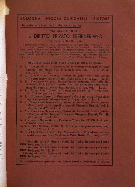 Rivista di storia del diritto italiano