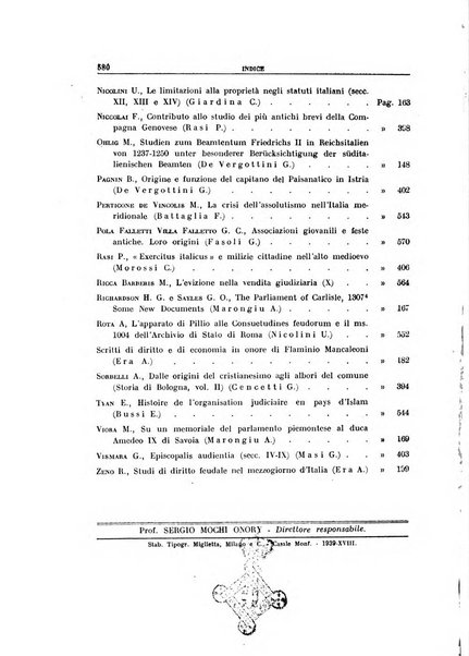 Rivista di storia del diritto italiano