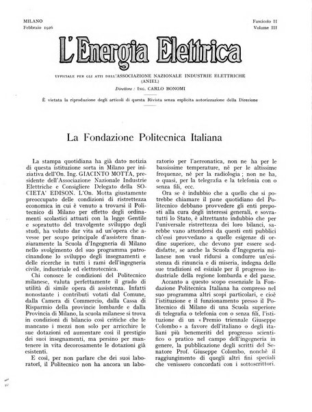 L'energia elettrica