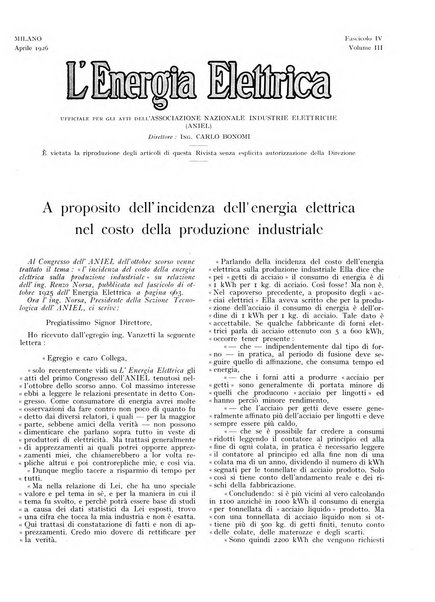 L'energia elettrica