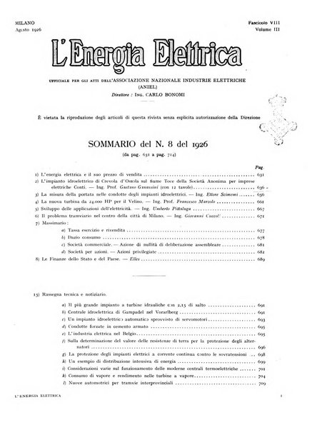 L'energia elettrica