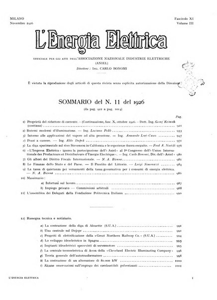 L'energia elettrica