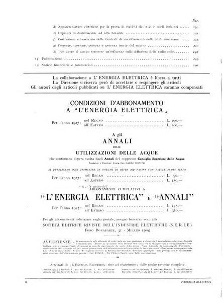 L'energia elettrica