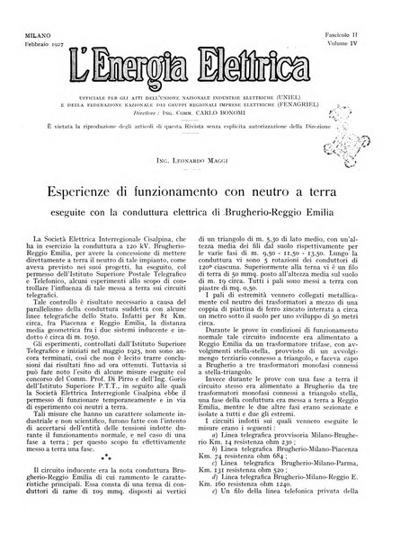 L'energia elettrica