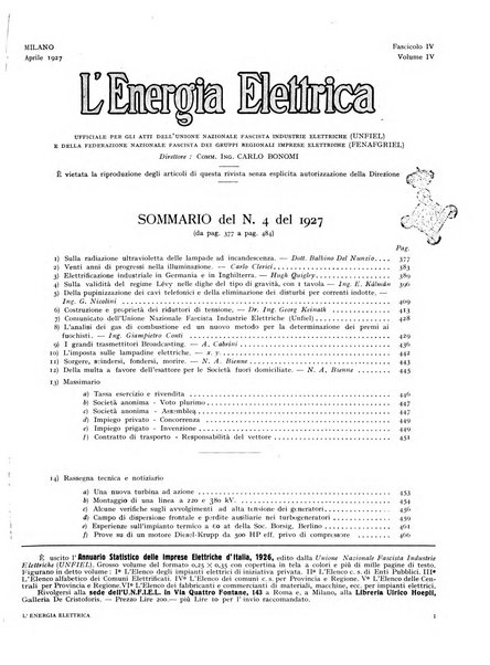 L'energia elettrica