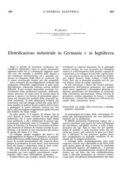 L'energia elettrica