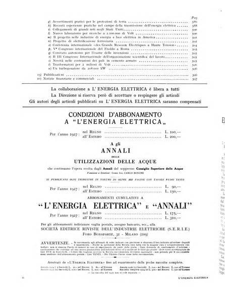 L'energia elettrica