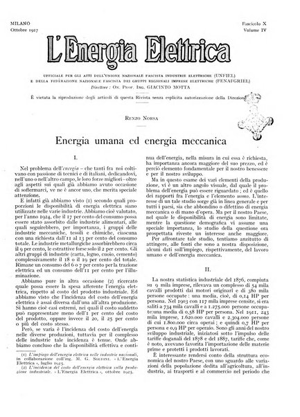 L'energia elettrica