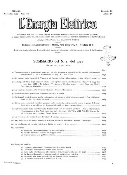 L'energia elettrica