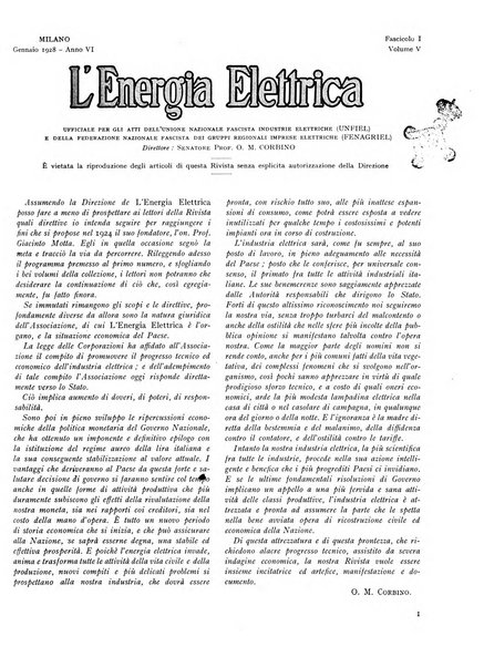 L'energia elettrica