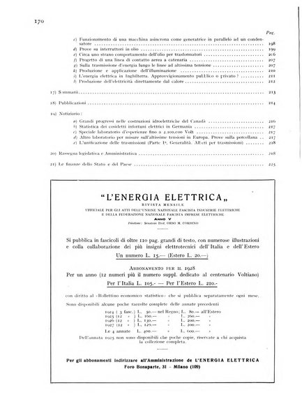 L'energia elettrica