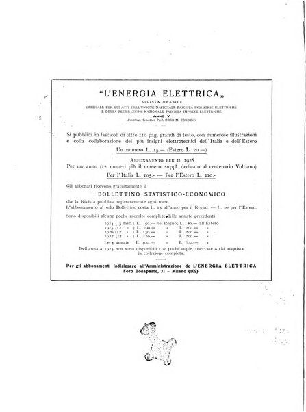 L'energia elettrica