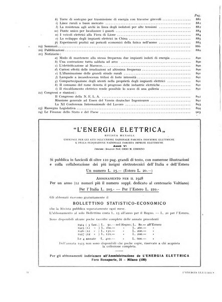 L'energia elettrica