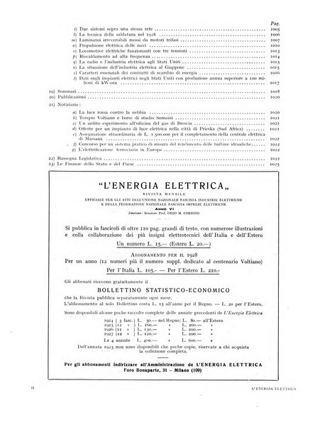 L'energia elettrica