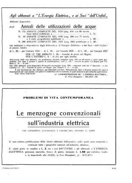 L'energia elettrica