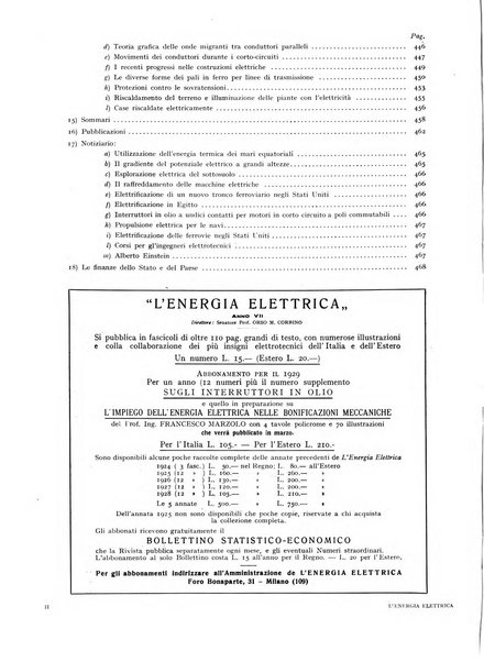 L'energia elettrica