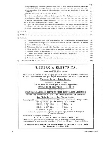 L'energia elettrica