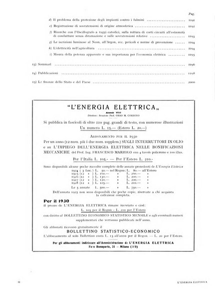 L'energia elettrica