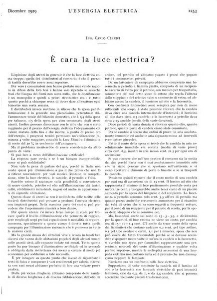 L'energia elettrica