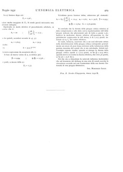 L'energia elettrica