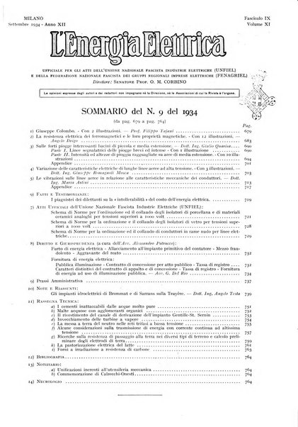 L'energia elettrica