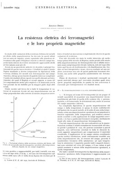 L'energia elettrica