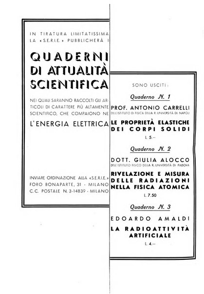 L'energia elettrica