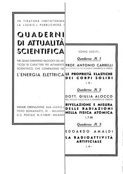 L'energia elettrica