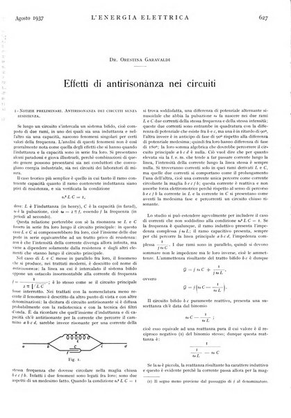 L'energia elettrica