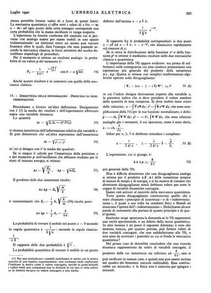 L'energia elettrica