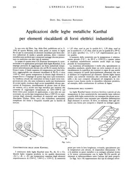 L'energia elettrica