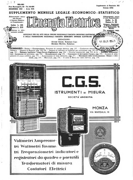 L'energia elettrica