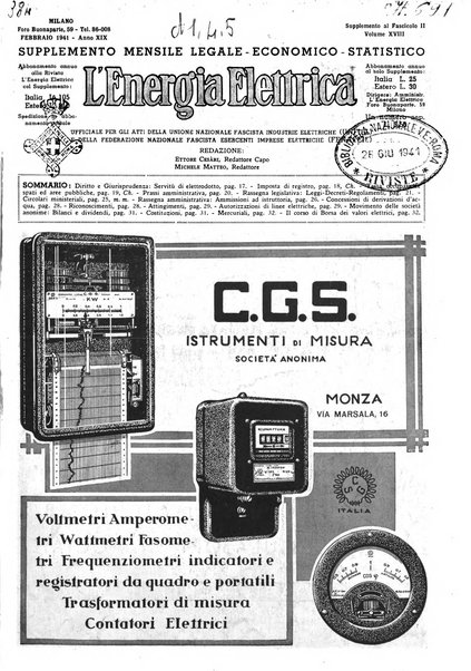 L'energia elettrica