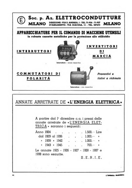 L'energia elettrica