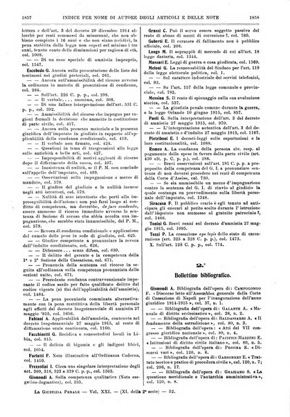 La giustizia penale rivista critica settimanale di giurisprudenza, dottrina e legislazione