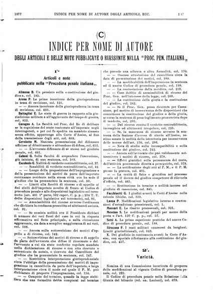 La giustizia penale rivista critica settimanale di giurisprudenza, dottrina e legislazione