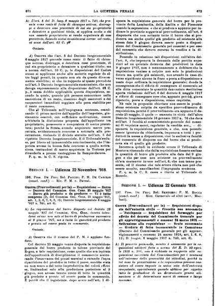 La giustizia penale rivista critica settimanale di giurisprudenza, dottrina e legislazione