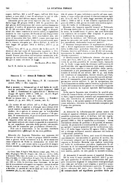 La giustizia penale rivista critica settimanale di giurisprudenza, dottrina e legislazione