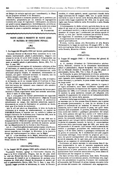 La giustizia penale rivista critica settimanale di giurisprudenza, dottrina e legislazione