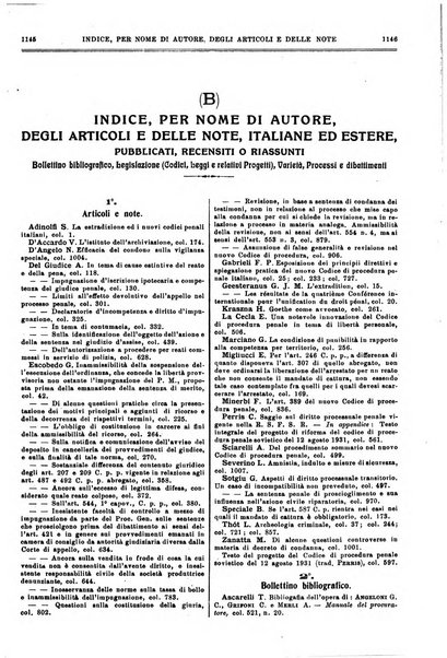 La giustizia penale rivista critica settimanale di giurisprudenza, dottrina e legislazione