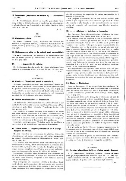 La giustizia penale rivista critica settimanale di giurisprudenza, dottrina e legislazione