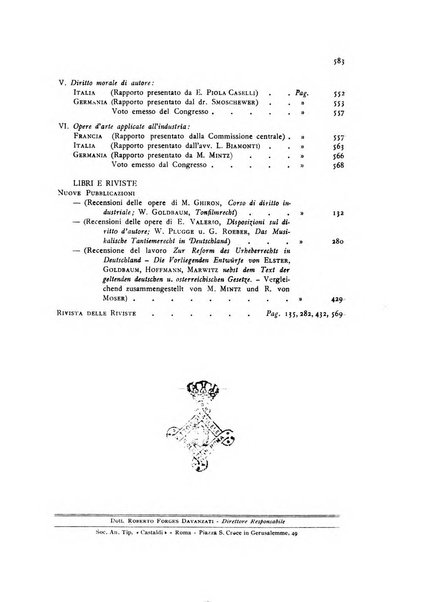 Il diritto di autore rivista giuridica trimestrale della Societa italiana degli autori ed editori