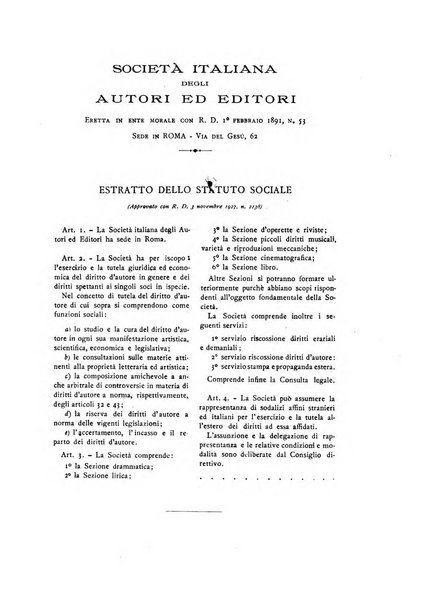 Il diritto di autore rivista giuridica trimestrale della Societa italiana degli autori ed editori