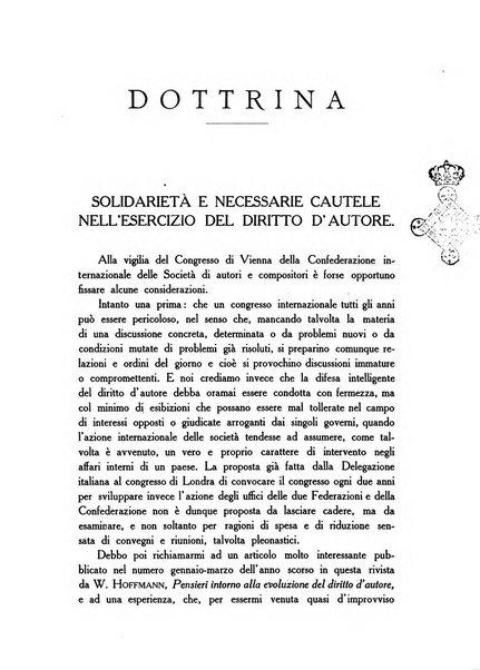 Il diritto di autore rivista giuridica trimestrale della Societa italiana degli autori ed editori