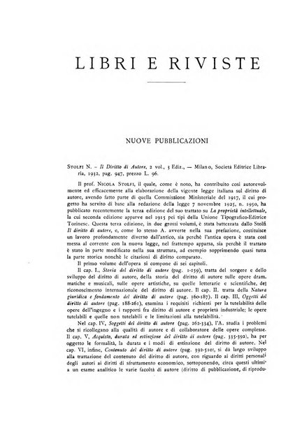 Il diritto di autore rivista giuridica trimestrale della Societa italiana degli autori ed editori